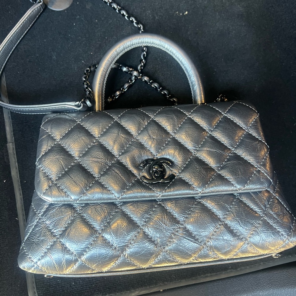 Metallic Chanel bag